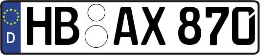 HB-AX870