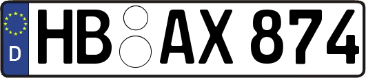 HB-AX874