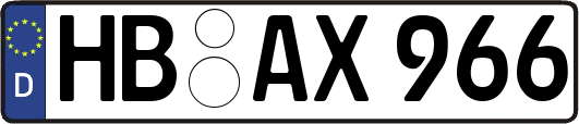 HB-AX966