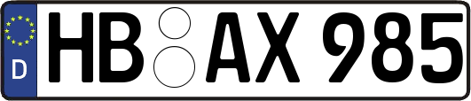 HB-AX985