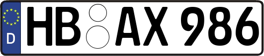 HB-AX986