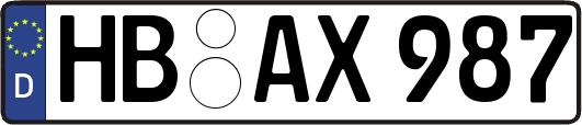 HB-AX987