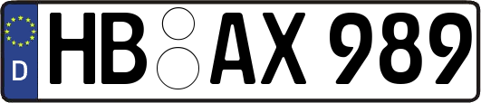 HB-AX989
