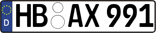 HB-AX991
