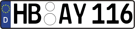 HB-AY116