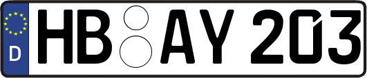 HB-AY203