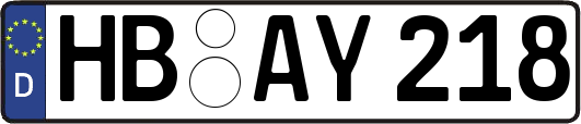 HB-AY218