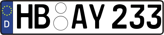 HB-AY233