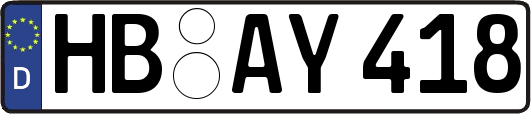 HB-AY418