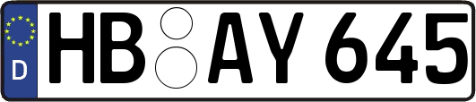 HB-AY645