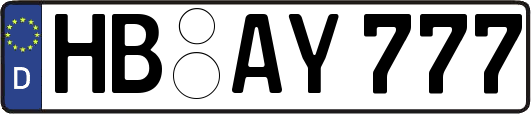 HB-AY777