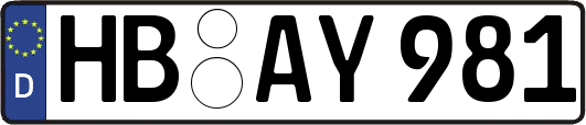HB-AY981