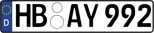 HB-AY992