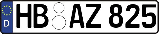 HB-AZ825