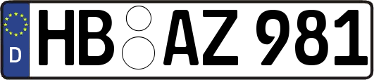HB-AZ981