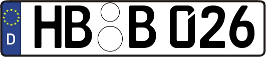 HB-B026