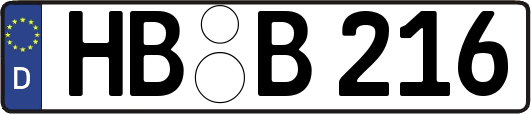 HB-B216