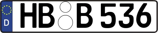HB-B536