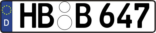 HB-B647
