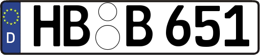 HB-B651