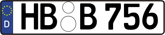 HB-B756