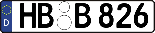 HB-B826