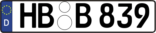 HB-B839
