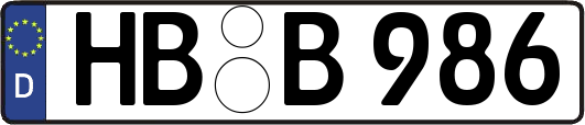 HB-B986