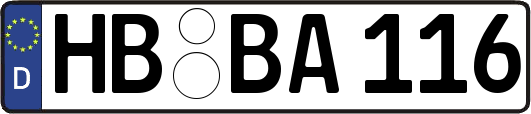 HB-BA116
