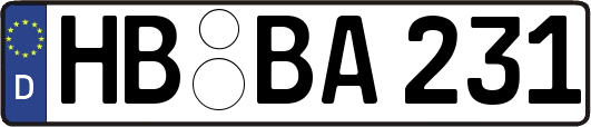 HB-BA231