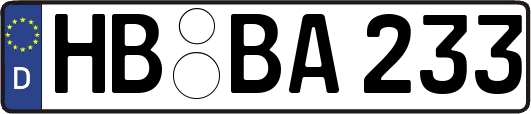 HB-BA233