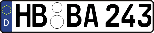 HB-BA243