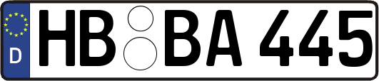 HB-BA445