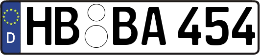 HB-BA454