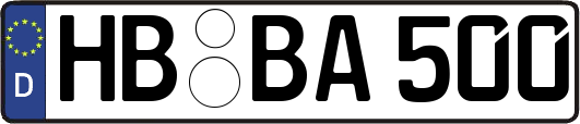 HB-BA500