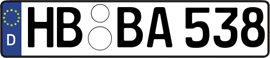 HB-BA538