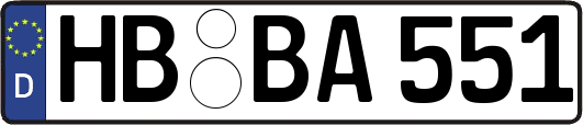 HB-BA551