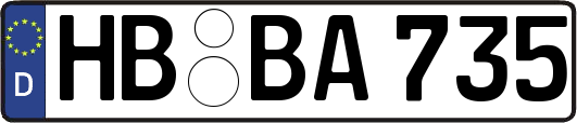 HB-BA735