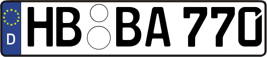 HB-BA770