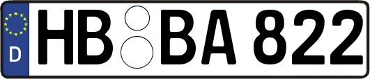 HB-BA822