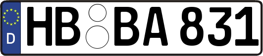 HB-BA831