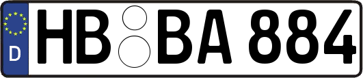 HB-BA884