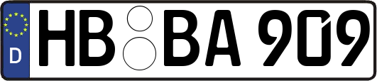 HB-BA909