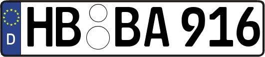 HB-BA916