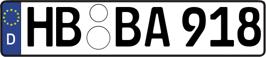 HB-BA918