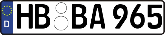HB-BA965