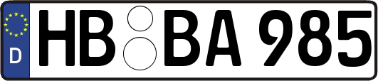 HB-BA985