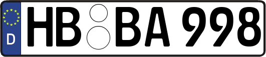HB-BA998