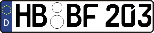 HB-BF203