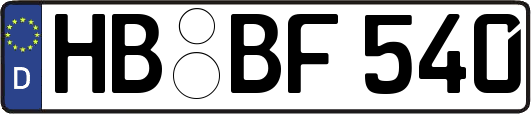 HB-BF540